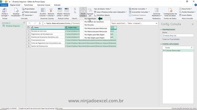 Como LISTAR OS ARQUIVOS E PASTAS do Windows no EXCEL de Forma Automática - (AULA 2) смотреть онлайн