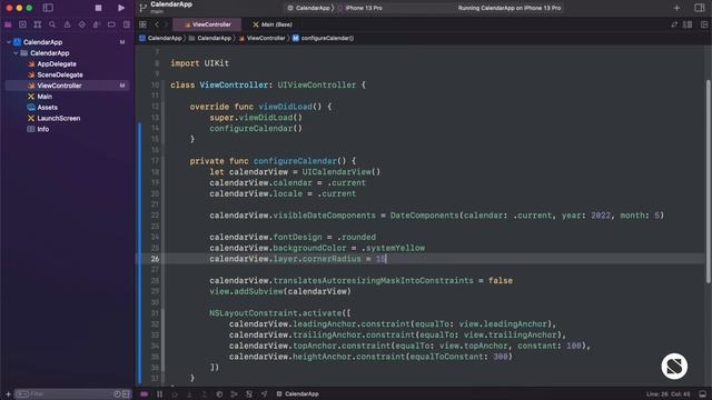 UICalendarView (Swift 5) смотреть онлайн
