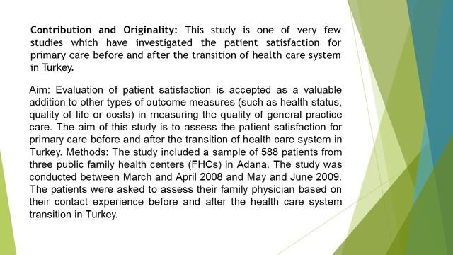 How Do Patients Evaluate the New Health Care System in General Practice Results from the European P смотреть онлайн