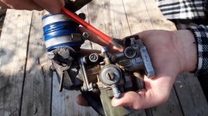 Разбираемся с карбюратором ПЕКАР К45 (1 часть: "Настройка регулировочных винтов").