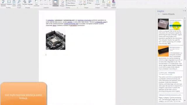 Office 365 - Excel / Word / Powerpoint: Smart Lookup -haku смотреть онлайн