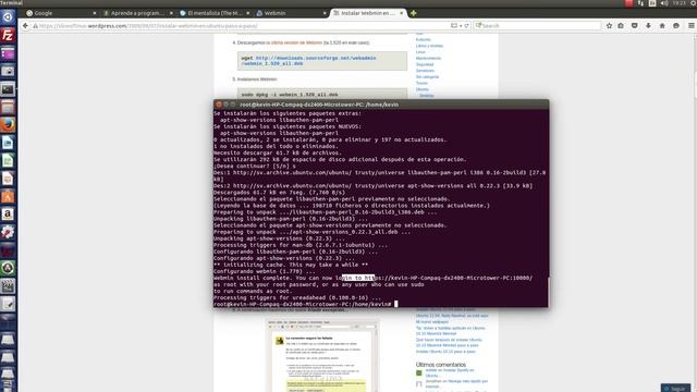 Instalacion de webmin mas configuración desde ubuntu 14.04 смотреть онлайн
