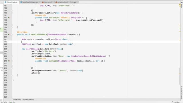 Firebase FirestoreUI | Editing a note смотреть онлайн
