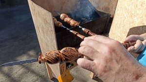 ШАШЛЫК ИЗ КАРТОШКИ с салом на мангале