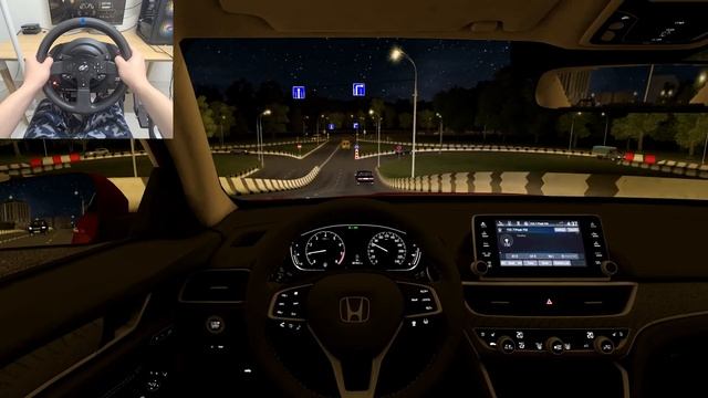 City Car Driving - 2021 Honda Accord | Night Drive [Steering Wheel Gameplay] смотреть онлайн