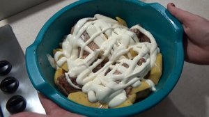 Картошка с курицей в духовке. рецепт.