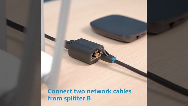 Vention RJ45 сетевой адаптер разъём разветвитель