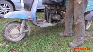 Мотороллер Муравей - Выезд после 3-х лет простоя