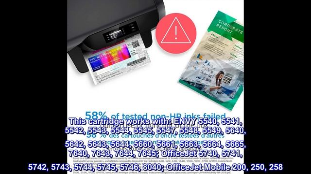 Original HP 62 Tri-color Ink Cartridge | Works with HP ENVY 5540, 5640, 5660, 7640 Series смотреть онлайн