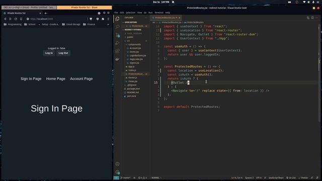 Redirect After Login with React Router v6 смотреть онлайн
