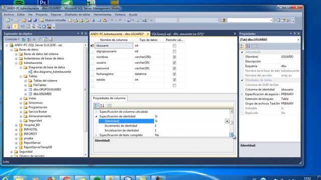 CAMBIAR COLUMNA DEL TIPO INT A INT IDENTITY SQL SERVER смотреть онлайн