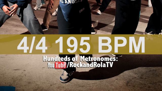 🔴 195 BPM Modern Hip Hop Metronome