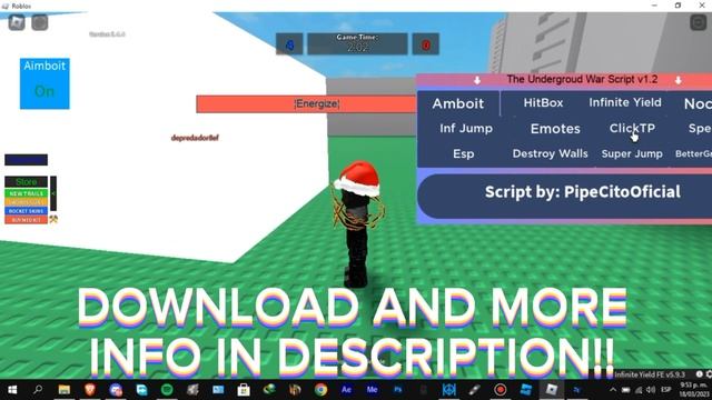 The Underground War Script Pastebin New Update Op 2023 | Roblox Exploits смотреть онлайн