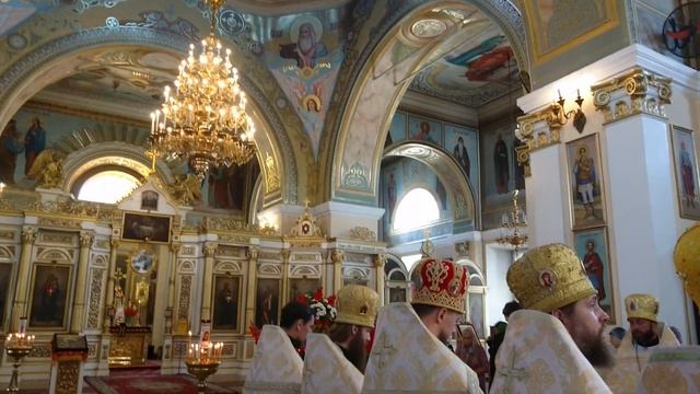 Херсон. День Всех Святых земли Херсонской просиявших.Свято-Духовский собор. смотреть онлайн