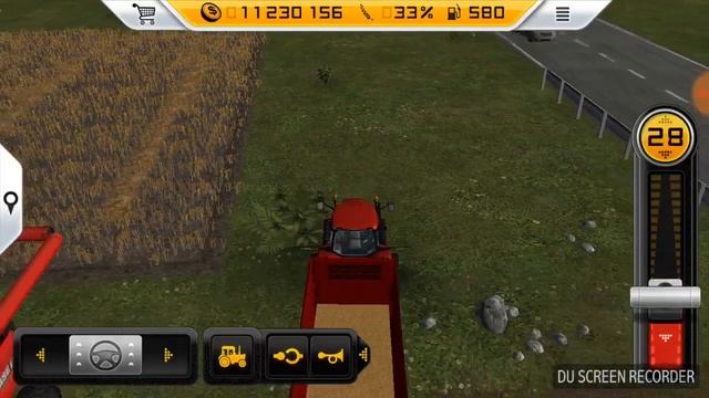 Обработка поля в игре Farming Simulator 14 смотреть онлайн