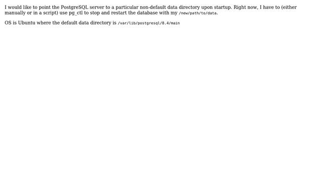 DevOps & SysAdmins: Postgresql: change default data path смотреть онлайн