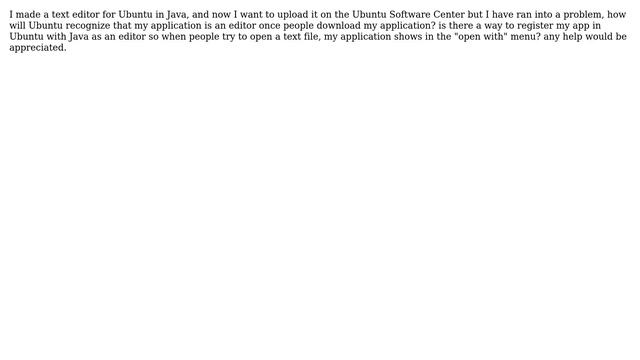 Ubuntu: How to make ubuntu realize application type? смотреть онлайн