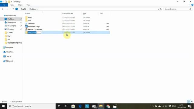 How to Create Empty Folder to Desktop смотреть онлайн