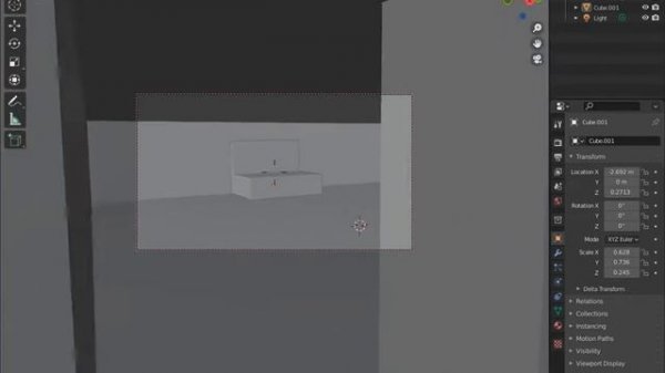 Изменение размера камеры! Передвижение от первого лица! Blender 3d