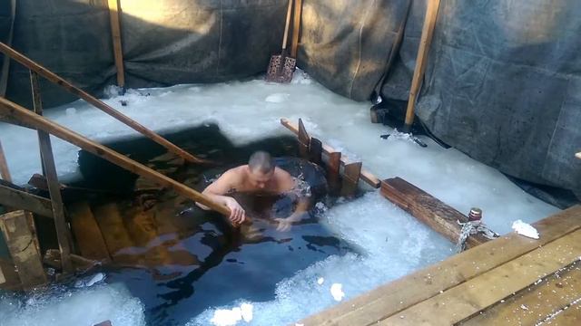 #2. Крещенская ПРОРУБЬ! Первый заход! смотреть онлайн