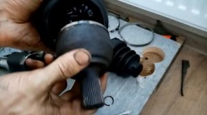 Профилактика привода, смазка ШРУСа и трипода на Форд Фокус 2. 1,6л. Купил привод с авторазбора