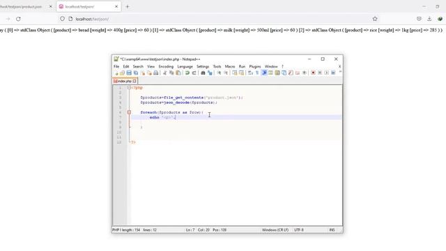 JSON PHP how to read JSON data смотреть онлайн