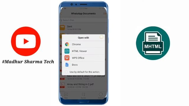 How to open MHTML file in Mobile || MHTML file viewer || MHTML смотреть онлайн
