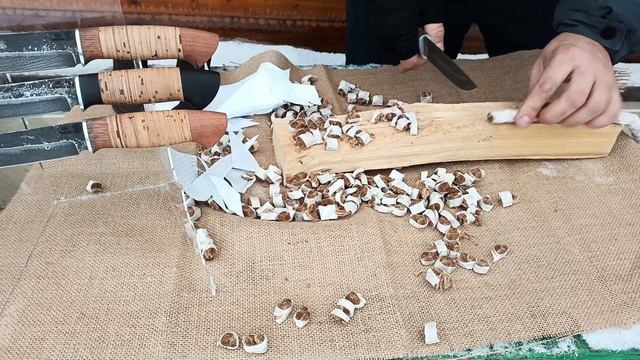 Сталь ХВ5 (алмазка). 500 резов по канату! Рабочие ножи! смотреть онлайн