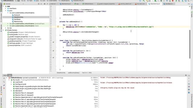 Android Kotlin Workshop ตอนที่ #7 : Load Url Image with Glide смотреть онлайн