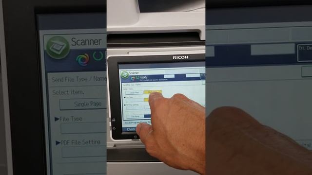Ricoh PDF file default settings смотреть онлайн