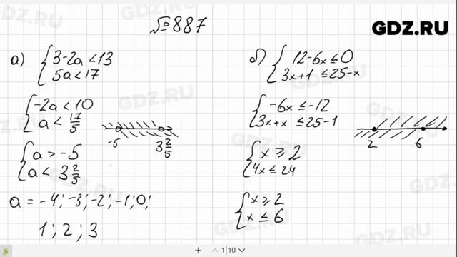 № 887- Алгебра 8 класс Макарычев смотреть онлайн