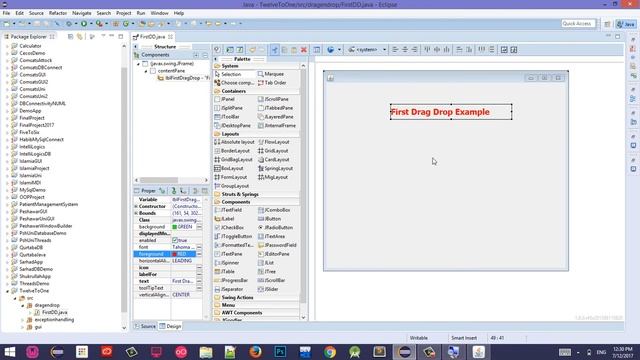 #9 Java Swing Tutorial in Pashto | Window Builder Eclipse смотреть онлайн