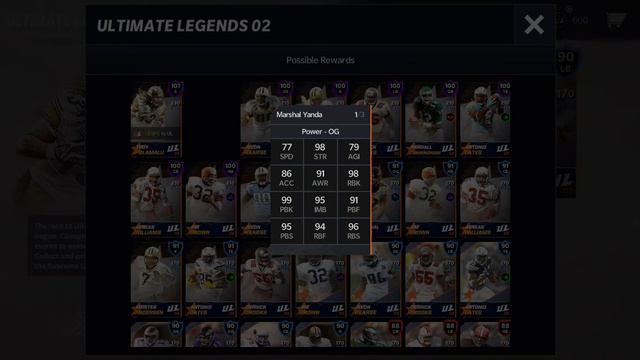 ULTIMATE LEGENDS MARSHAL YANDA! (Madden Mobile 21) смотреть онлайн