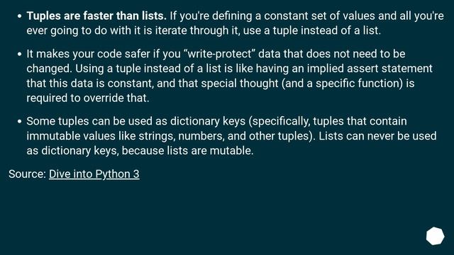 List vs tuple, when to use each? смотреть онлайн