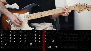 Stevie Ray Vaughan - Mary had a little lamb (Guitar lesson with TAB)