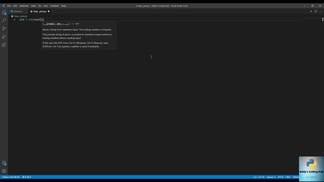 Python code to check leap year | Leap year Programme | Python | Hindi смотреть онлайн