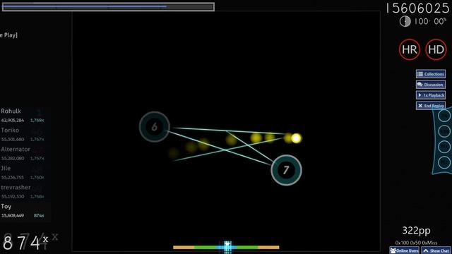 osu! | Toy | Kasai Harcores - TRIPLE PLAY [Triple Play] +HDHR 99.75% FC | #1 ❤ смотреть онлайн