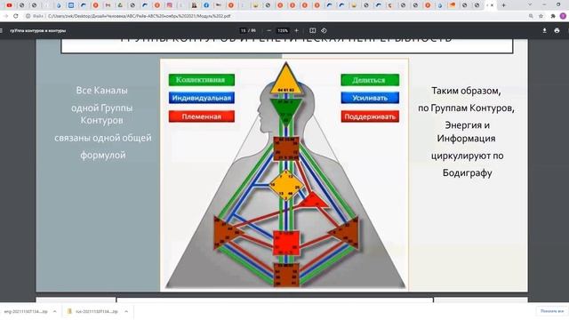 Контуры и Генетическая непрерывность. Эпизод курса Рейв-АВС, обучение Дизайну Человека смотреть онлайн