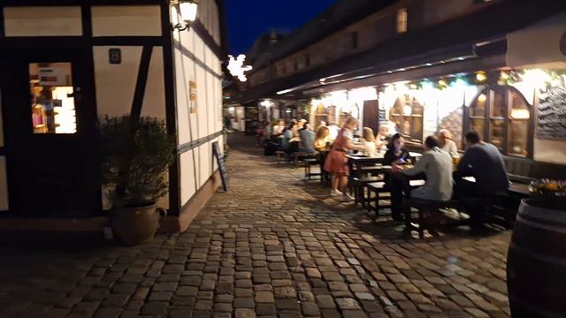 Ночной Нюрнберг вокзальная площадь / Nürnberg смотреть онлайн