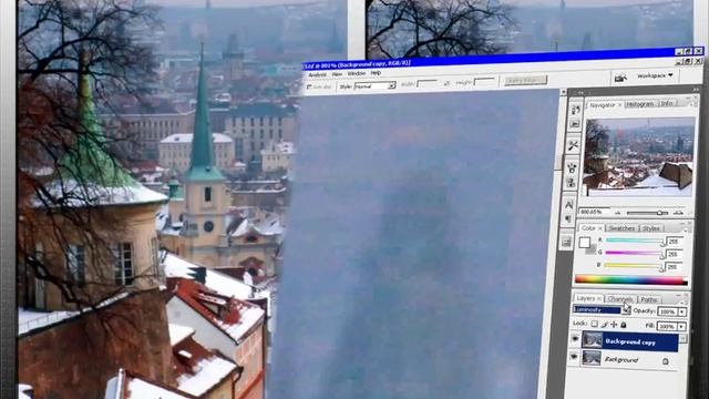 Photoshop урок 22.Наведение резкости.Фильтр:Unsharp Mask. смотреть онлайн