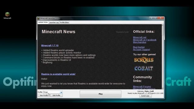 How to install Optifine 1.7.10 for Minecraft 1.7.10 (with download link) смотреть онлайн