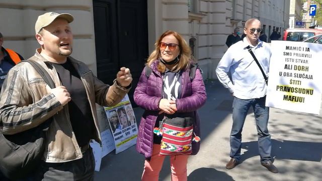 Prosvjed protiv glavne državne odvjetnice Zlate Hrvoj Šipek ispred zgrade DORH 23.04.2021 смотреть онлайн