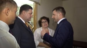 Встреча губернатора Сергея Фургала  с жителями  Мичуринского сельского поселения