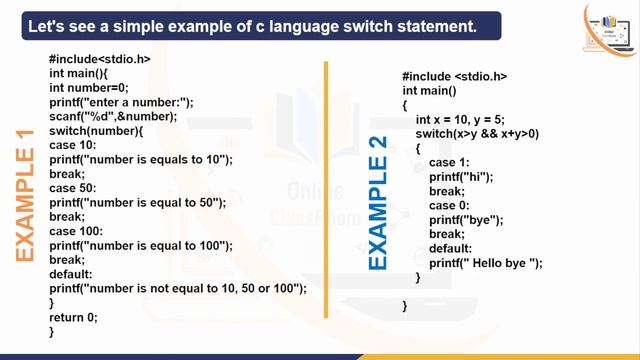 Switch statement in C programming | What is switch case? | Practical Implementation смотреть онлайн
