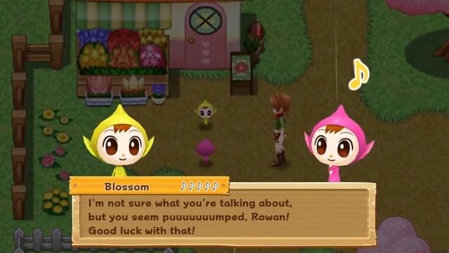 Harvest Moon Light Of Hope (Part 4) The Flower Shop!