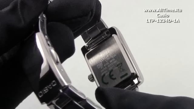 Женские японские наручные часы Casio LTP-1234D-1A смотреть онлайн