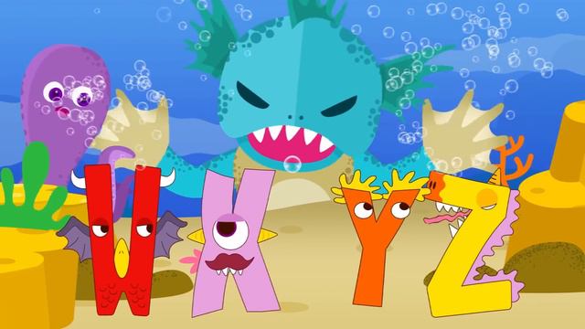 Follow Me ABC Bubbles! +ZooZooSong Best Kids Song Remix! Halloween ABC Monster collection. смотреть онлайн