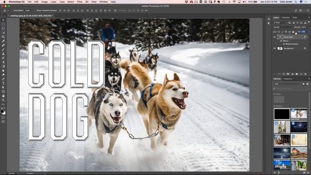 Glass text in Photoshop | 2 settings to make Layers Styles WAY better! смотреть онлайн