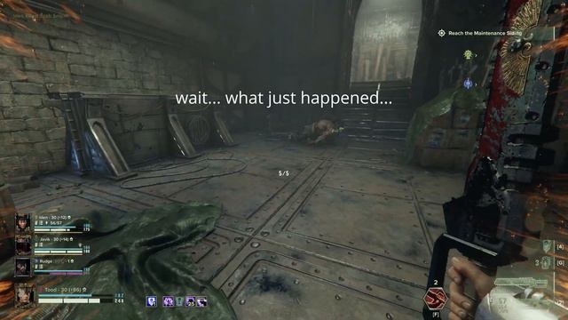 Mutant... tripped...? | Warhammer 40,000: Darktide смотреть онлайн