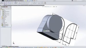 Solidworks. Воздуховод